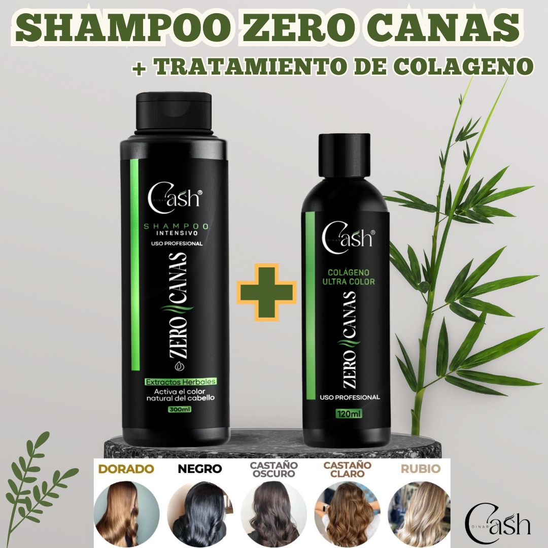 CERO CANAS CASH™-Tratamiento profesional para restaurar la juventud de tu cabello